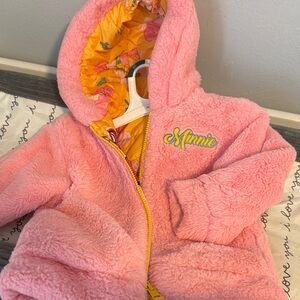 Disney Yellow and Pink Minnie Mouse Jacket